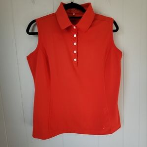 Womens large Nike Golf Nike Fit Dry Sleeveless Polo